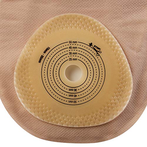 Premier Colostomy Pouch Drainable 5/8 To 2-1/8 Inch Stoma 12"L 1Pc System Transparent 88400, 10 Ct #TOP3