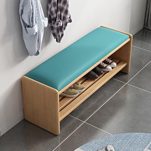 Banc range-chaussures bois pour éviter de se baisser dans l'entrée - 2