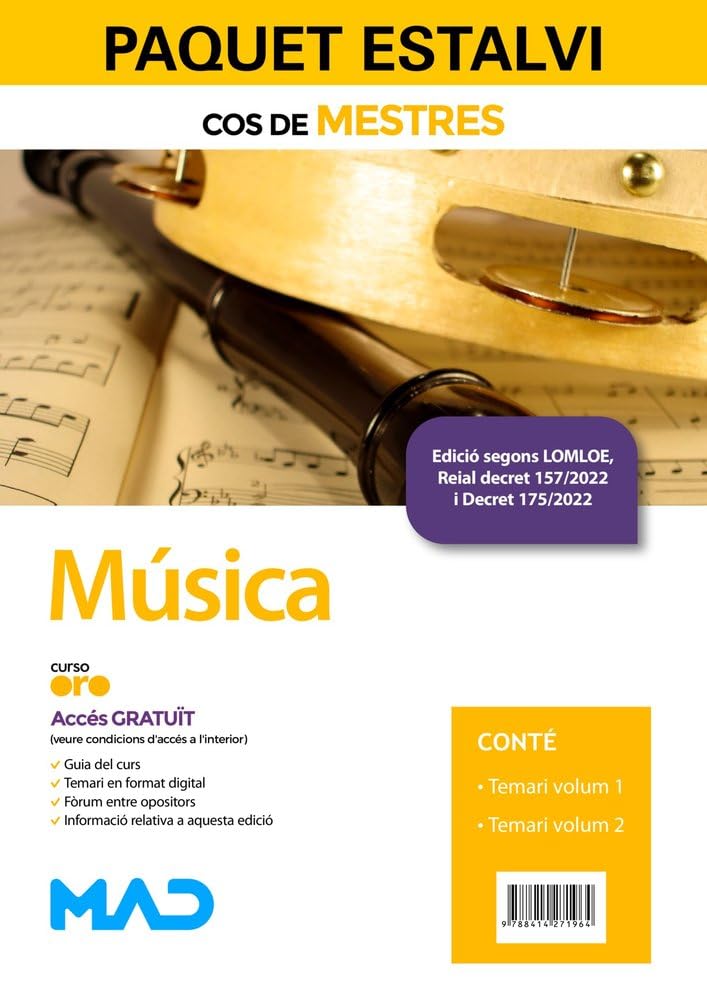 Paquet Estalvi Cos de Mestres Música