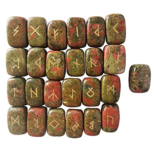 Lovionus89 Natural Rune Stones Set