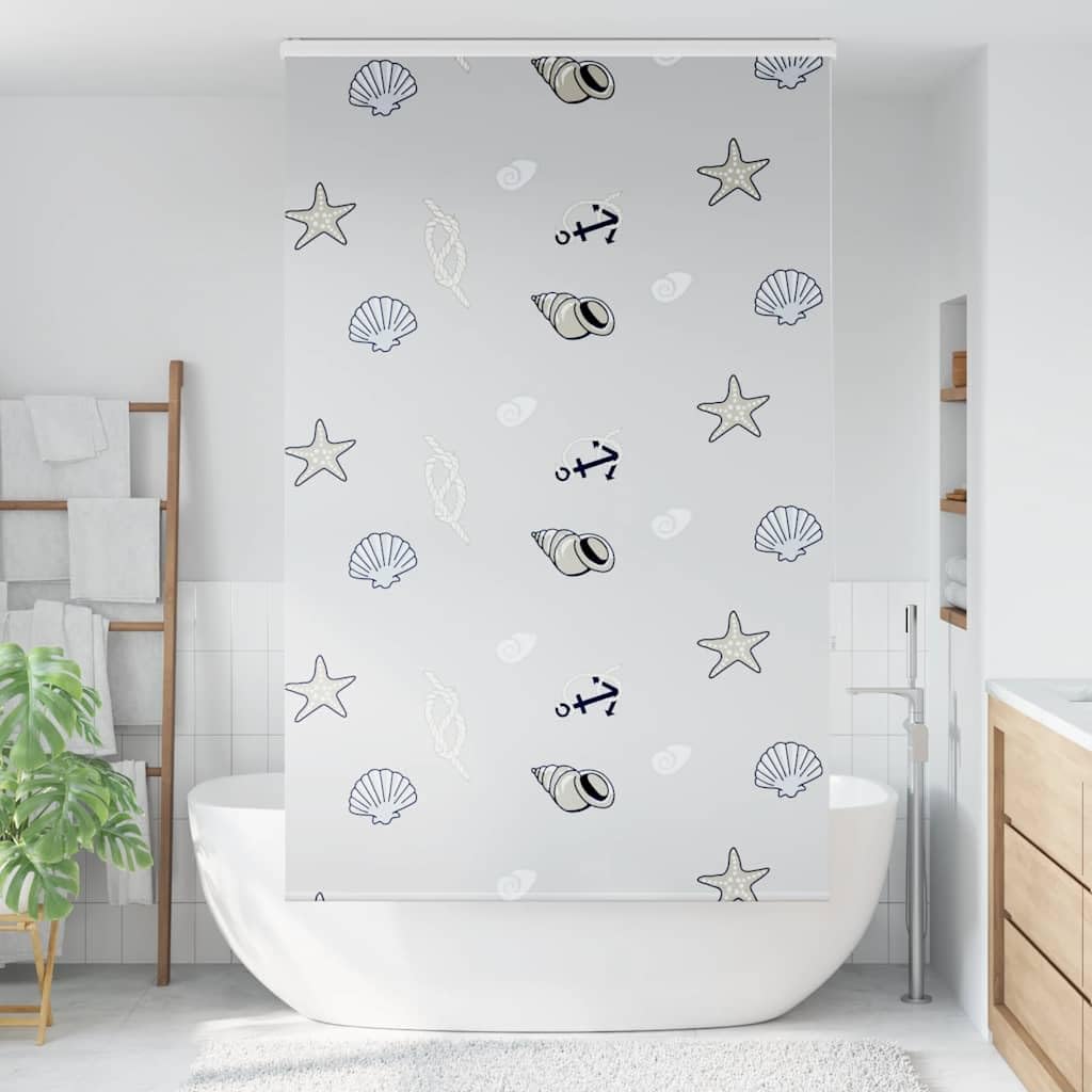 Xichuzi Duschrollo mit Kassette 140x240 cm Stoffbreite 136 cm, Spritzschutz Für Badewanne, Duschvorhang Badewanne, Badewanne Vorhang, Duschvorhang Rollo - 4015016