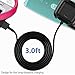 YCWZZH Fast Wall Charger for Fitbit Versa 2, USB Charging Cable Cord, Not for Versa 2 Lite, Black, 5V, 100-240V, 50-60Hz, Travel, Fast Charging