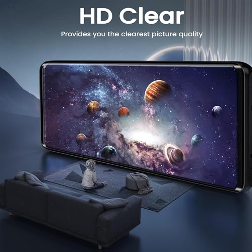Image of Tempered Glass For Oneplus 12R 5G (6.78 Inch, Pack of 1) Advanced UV Curved Screen Protector Guard, Case Friendly with installation kit & Guide