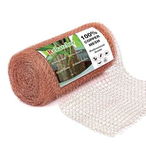 Rekatcher Kupferband Gegen Schnecken 12 7cm x 6m Schneckenzaun Füllen von Lücken Schutz von Sämlingen Schneckenschutz Hochbeet Doppelschichtiges Verschlüsseltes