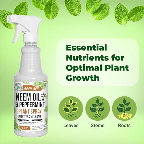 Mighty Mint Neem Oil & Peppermint Plant Nutrient Spray, 16oz - Image 7