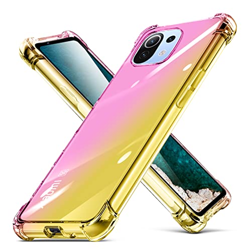 Xiaomi Mi 11 Lite 5Gケース 耐衝撃 クリア tpu 透明 スリム 薄型 Mi 11 Lite 5G カバーシリコン 指紋防止 米軍MIL規格取得 衝撃吸収 滑り止め カメラ保護 携帯カバー ワイヤレス 充電対応 おしゃれ 黄変防止 防塵