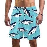 ☛ Badeshorts-Design: Mesh-Futter innen, einzigartiger 3D-Druck, kein Verblassen und langlebig für lange Nutzungsdauer.