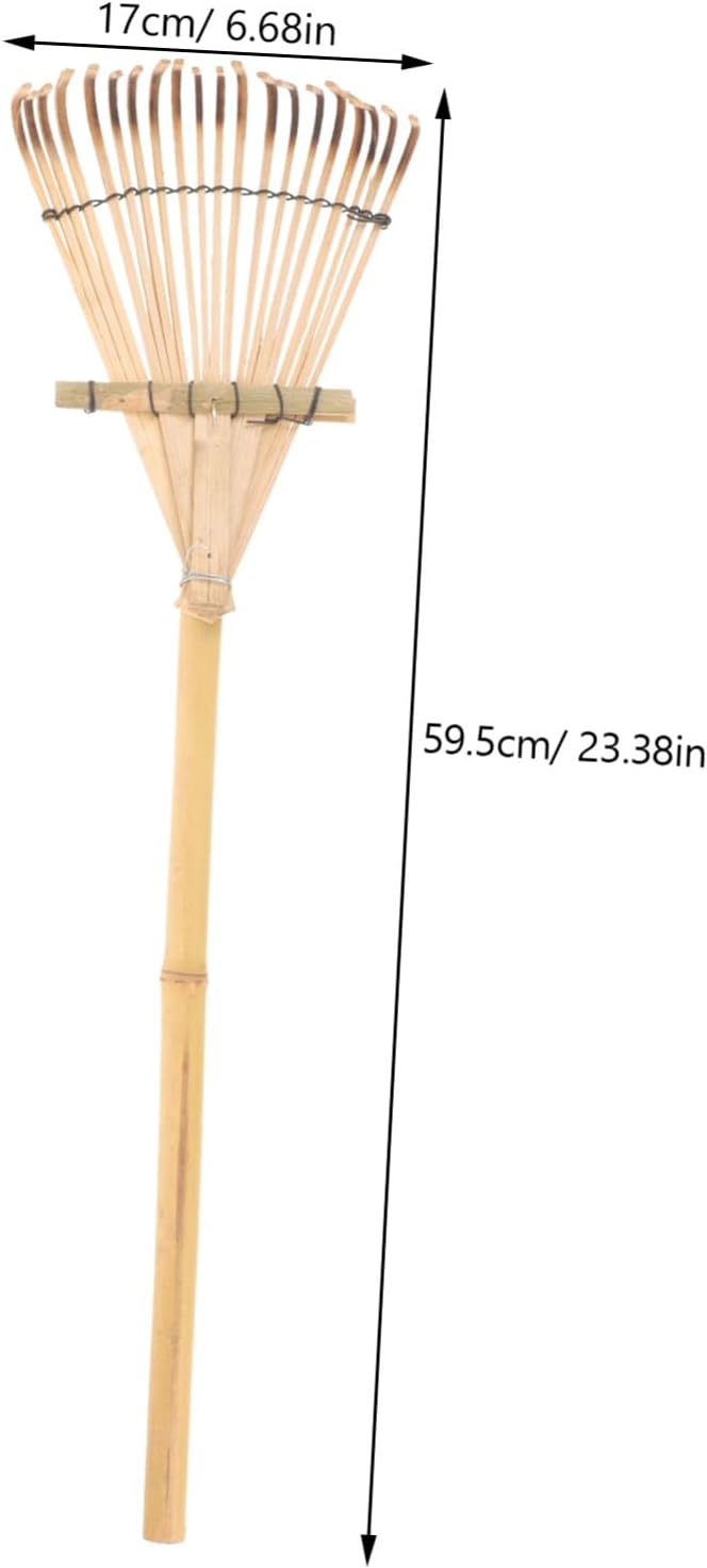 Angoily Garden Hand Rake with Teeth for Soil Cultivating and Weeding Lightweight Portable Rake for Flower Beds and Tree Planting Gardening Tool for Outdoor Use