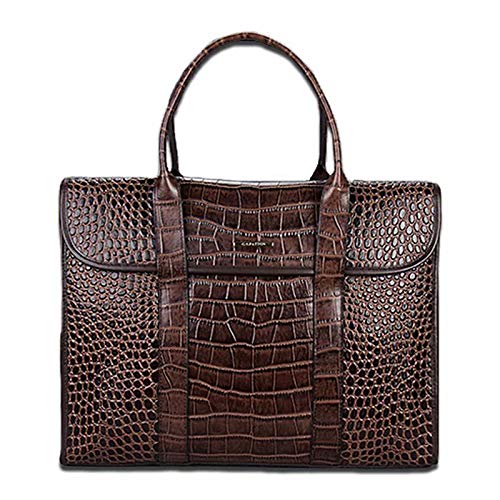 Laptop Aktentasche, kann Leder Business One-Shoulder Umhängetasche Handtasche blockieren