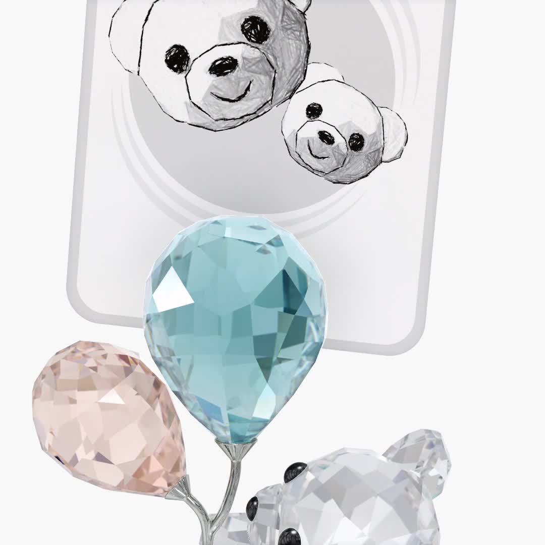 Swarovski My Little Kris Bear Picture Holder : Amazon.co.uk: Home