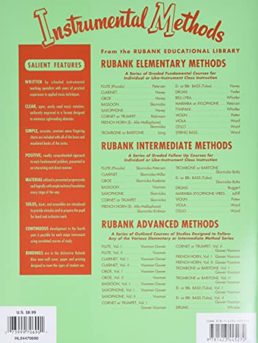 Selected Studies - Saxophone Sheet Music | Advanced Etudes and Exercises | Rubank Educational Library Vol. 106 | Woodwind Method Book (Rubank Educational Library, 106) - Image 2