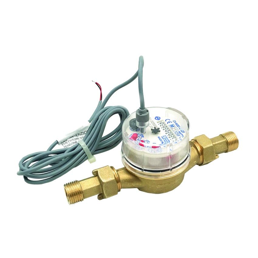 Contatore per acqua 3/4" con emissione d'impulsi 0.25 ltximp