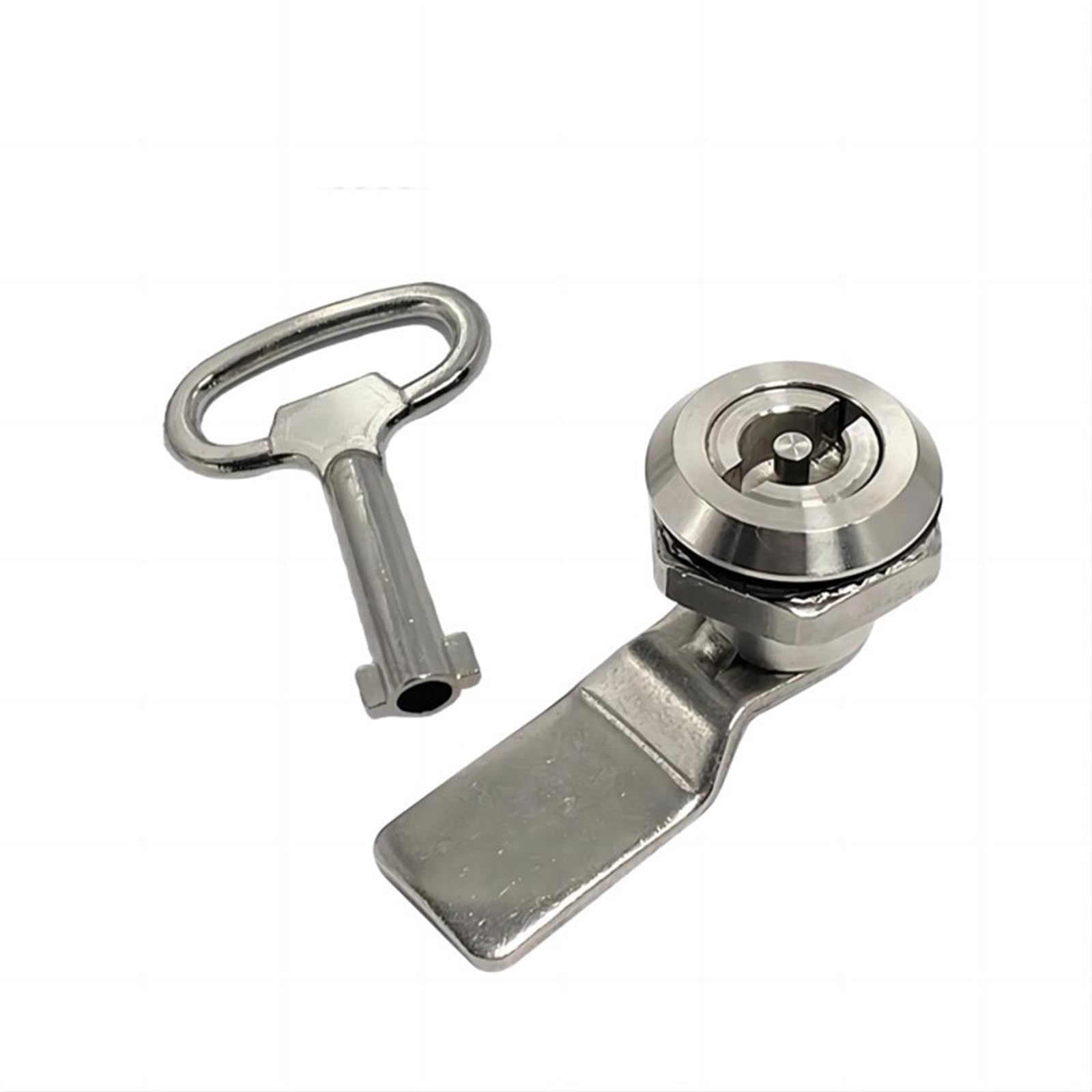 Jwvialel Zinc-18Mm-H0 Stainless Steel Tool Lock Cam Cylinder Industrial Cabinet With Keys 18Mm 1Pcs(Zinc-18Mm-H0)