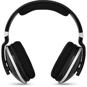 TechniSat STEREOMAN 2 – kabelloser 2,4GHz Funkkopfhörer (für Fernseher und Musikanlagen, mit Dockingstation) schwarz