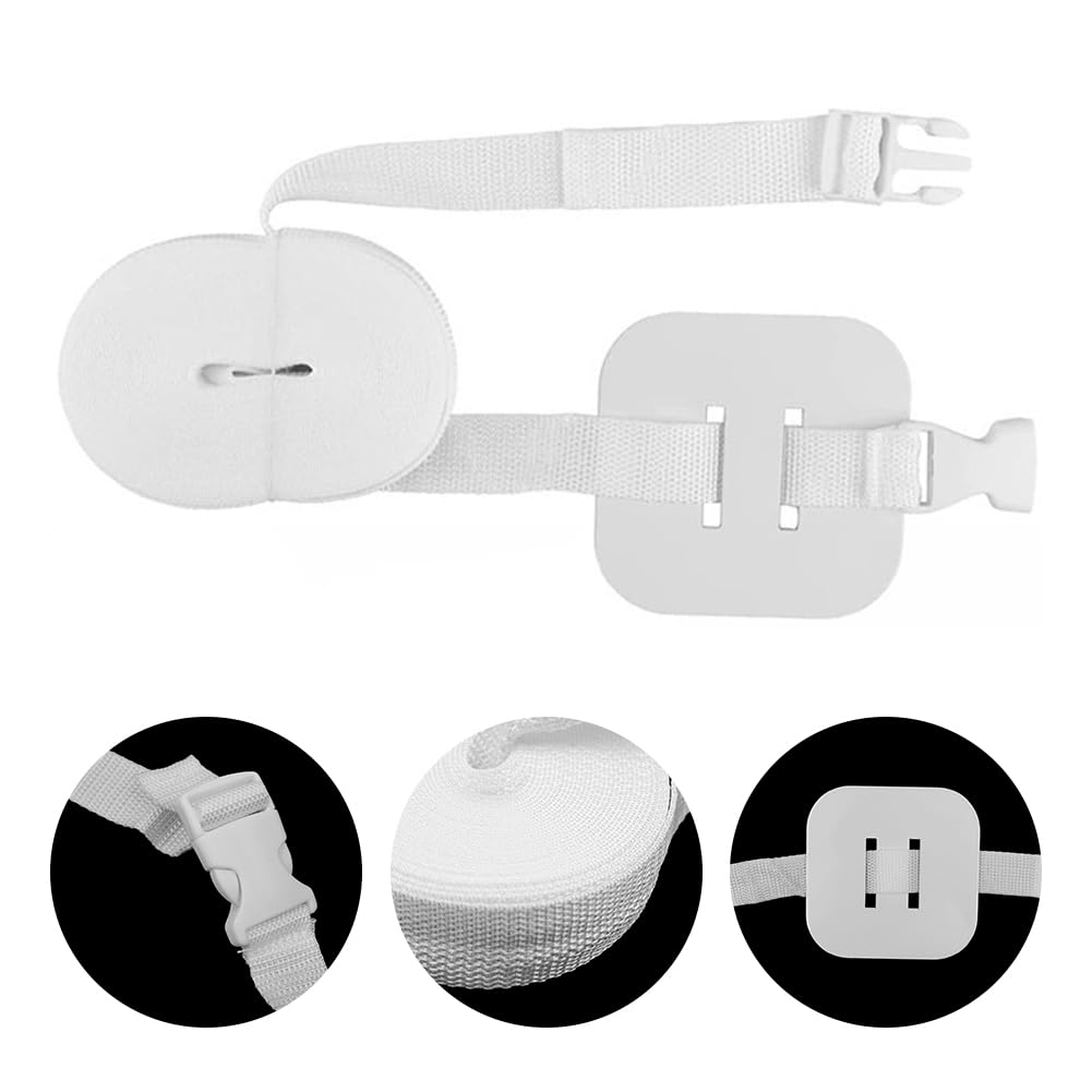 Sangle De Fixation Pour Lit De Bébé - 8 Mètres, Blanc, Réglable, Pour Lit D'appoint Et Sécurité