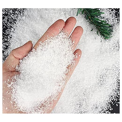 ARBUTUS 100g Nieve Artificial, Copos De Nieve De Navidad Decoración De Escena De Nieve Falsa-Polvo De Nieve Falso De Expansión para Bricolaje Navidad Dress Up