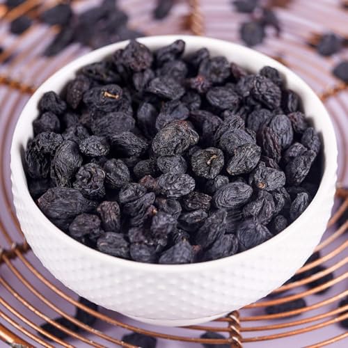 Image of The Nature Krafts Seedless Black Raisins 500gm | Dry Grapes Kali Kishmish Dry Fruits (500gm)