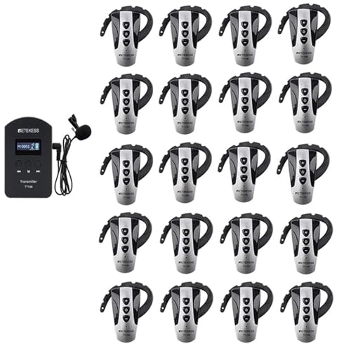 Retekess TT106 Tour Guide System, Crystal Clear Sound, Right Ear Hook