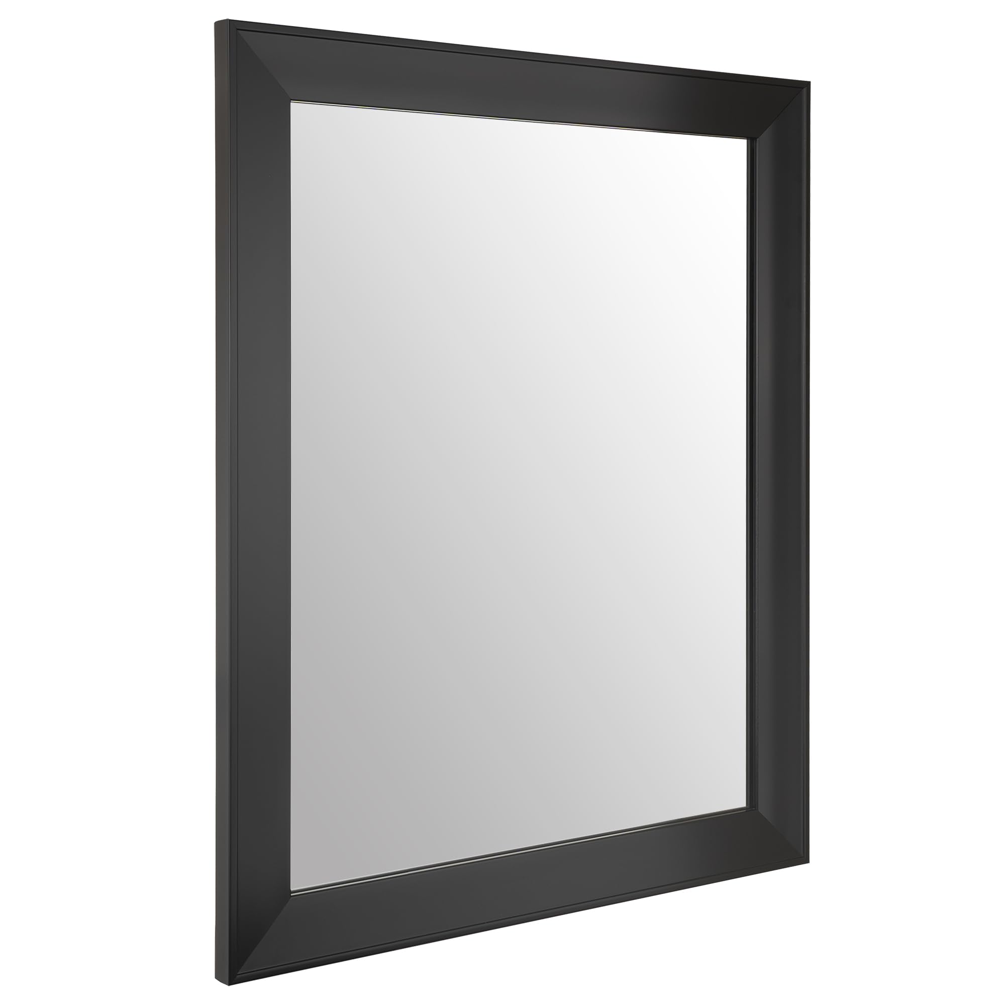 Ruomeng Rectangular Wall Mirror 16" x 20" Framed Mirror for Bathroom, Bedroom, Entryway, Living Room, Black