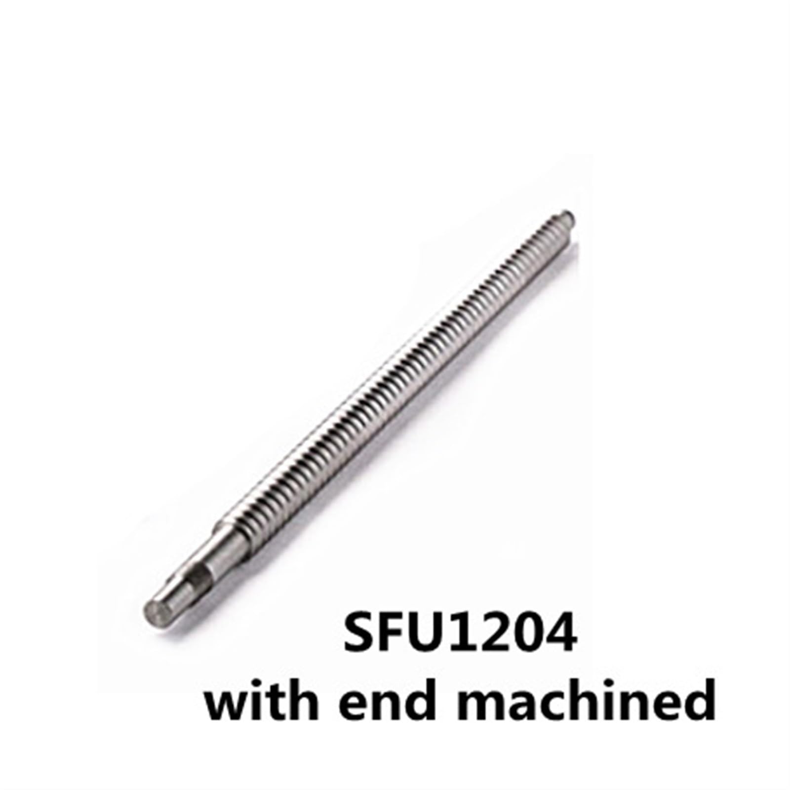 C7 Roll 1204 Śruba kulowa 12 mm Średnica 4 mm Podział Prawy koniec gwintu Obrabiany pręt śrubowy do małych maszyn CNC Etap podróży (950mm)