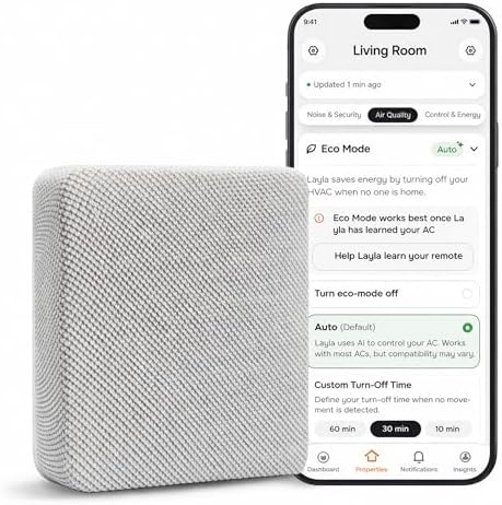 Layla Smart Air Conditioner Controller | WiFi Remote & Sensor | W...