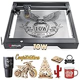 ORTUR Laser Master 3 LE, 10W Laser Engraver and Cutter, 15000mm/min Engraving Speed and App Control Laser Engraving Machine, 0.05x0.1mm Compressed Spot Laser Engraver for Wood and Metal, Acrylic, etc