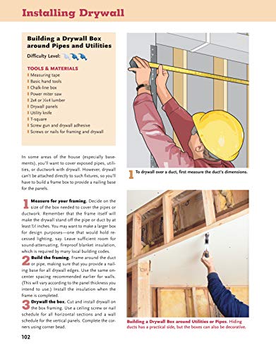 Ultimate Guide: Drywall, 3rd Edition (Creative Homeowner) Hang Drywall On Walls and Ceilings Like a Pro, Learn Taping Secrets for Seamless Joints, Apply Finishes and Make Drywall Repairs - Image 6