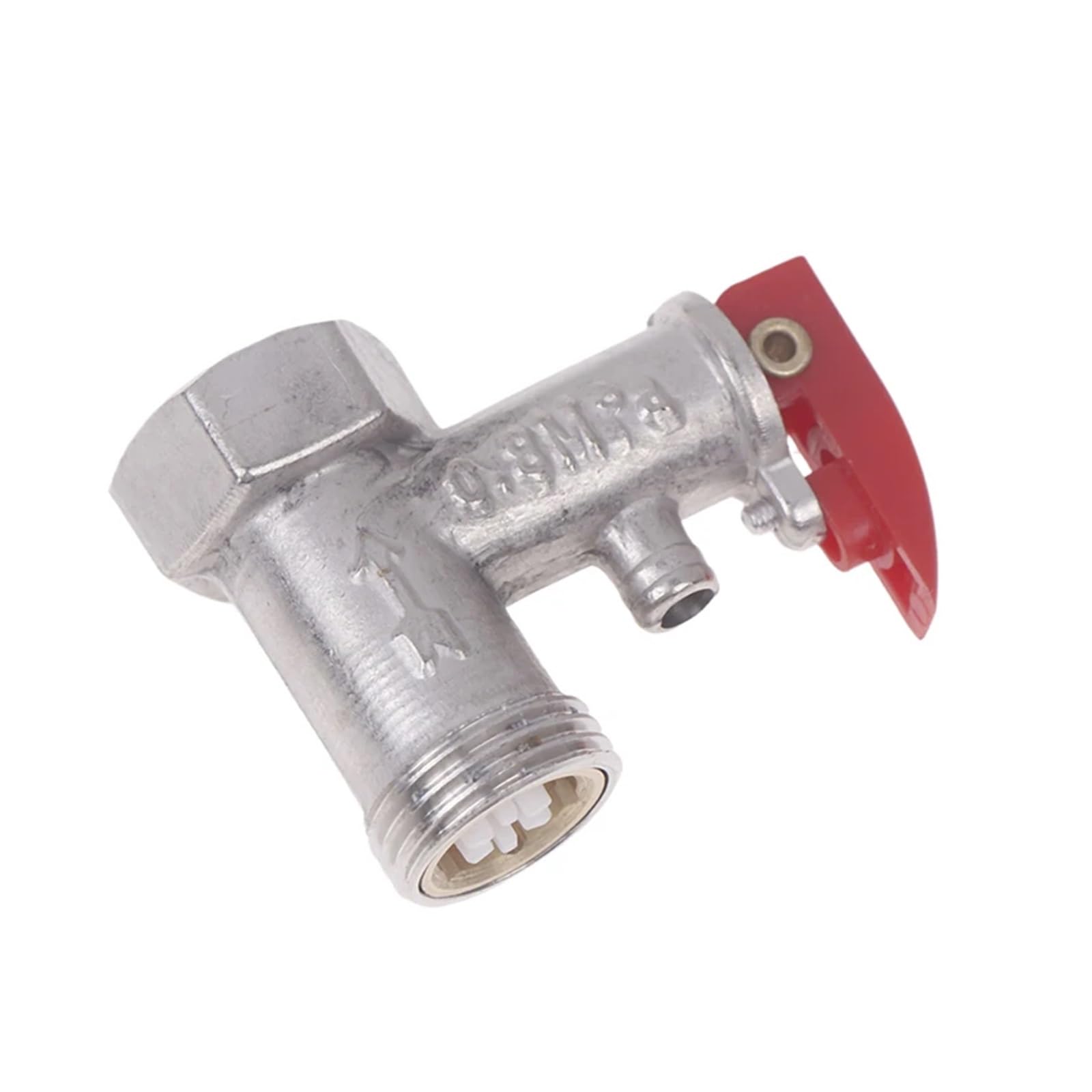 Válvula Solenoide, Válvula de seguridad for calentador de agua eléctrico, válvula de alivio de resorte reductora de presión ajustable Coppe de 1/2 pulgadas (DN15) for sistema de calentadores de agua