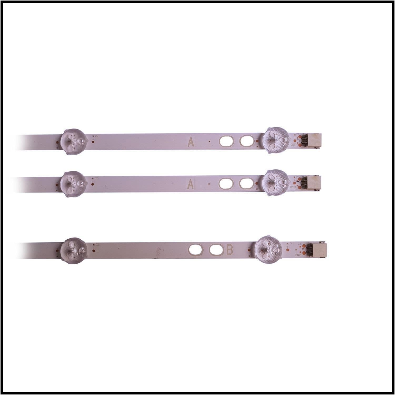 Generico KIT 3 BARRE LED PER TV VESTEL VES400UNDS-2D-N11 VES400UNDS-2D-N12