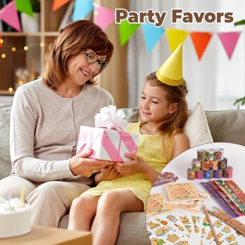Set de papelería con lápices y accesorios Ulema 216 piezas miniatura 6