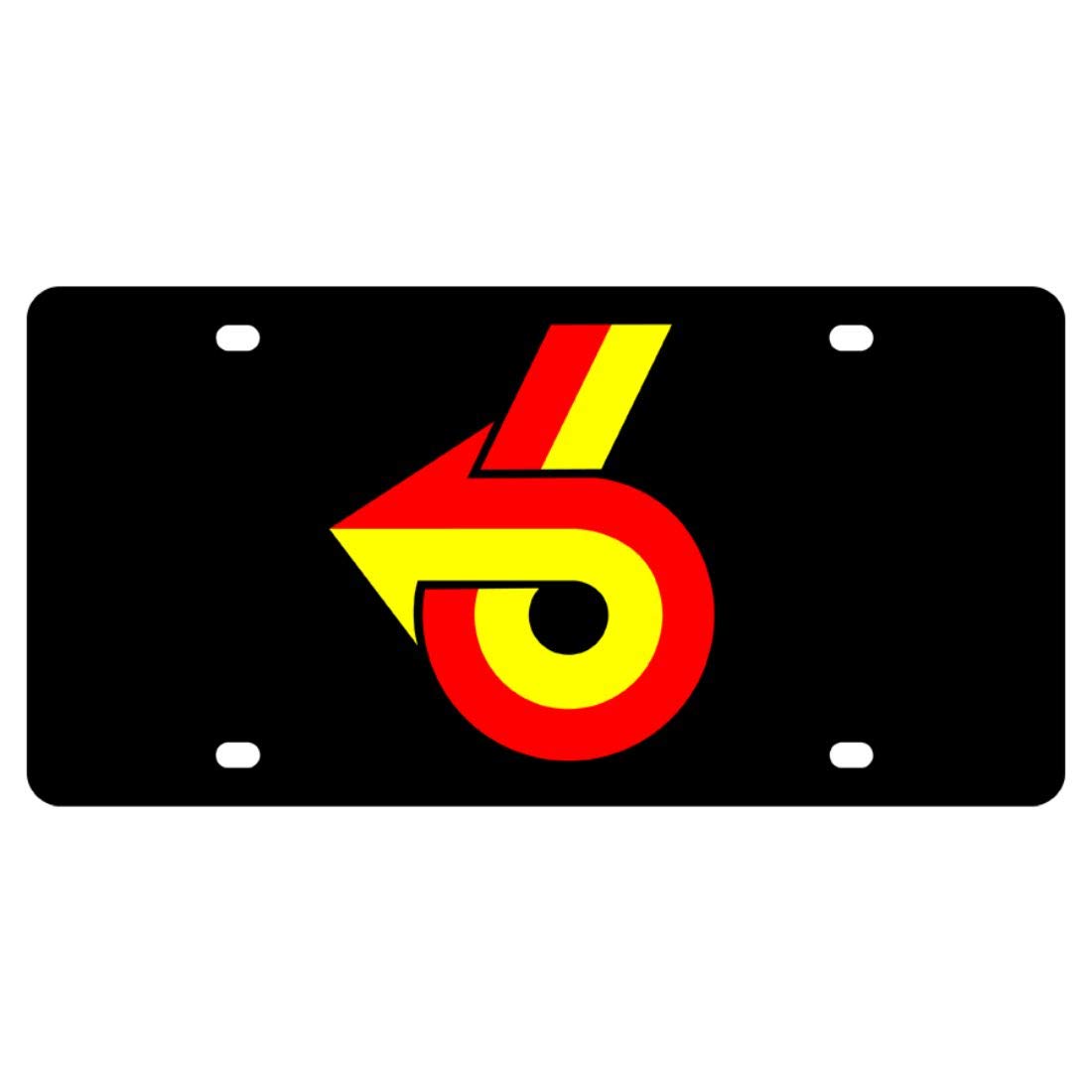 Eurosport Daytona License Plate for Buick Grand National Black Laser Acrylic - 2102-1