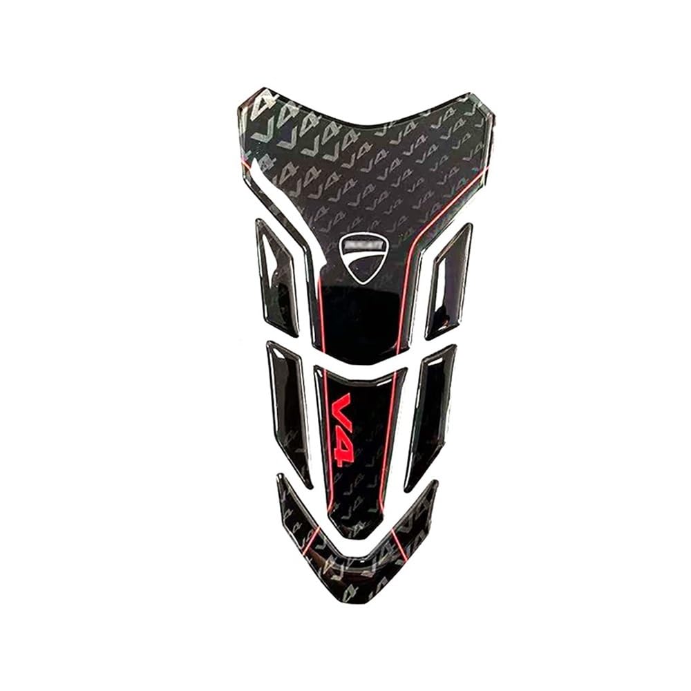 Tank Protector Motorcycle Sticker for St&reet fi&ghter Panigale V4 S Fuel Tank Side Pad Fishbone Protection Board Kit