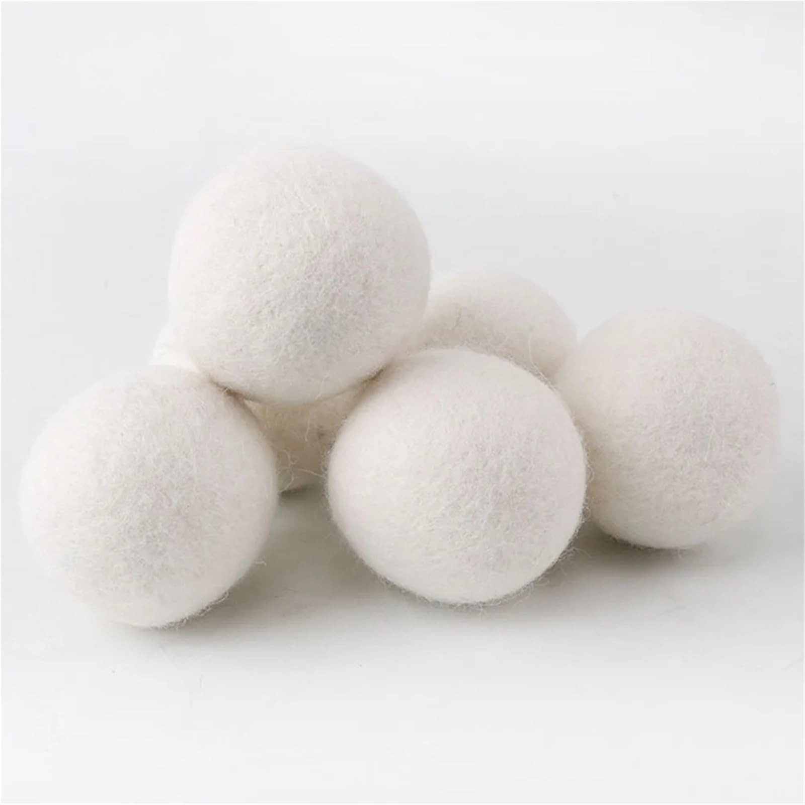 Trocknerbälle, Wiederverwendbare Trocknerbälle for Wäsche, Weichspüler, 3–5 cm, verschiedene Größen(3cm 6PCS)