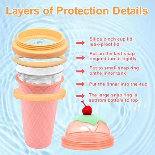 Tenlary Slushy Maker Cup (Pink) – Bild 6