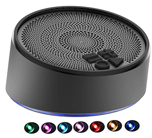 Altavoces Bluetooth - AILINA S7 Mini Altavoz portátil Recargable con Luces LED Que cambian de Color, micrófono Incorporado para Reproductores de MP3, teléfonos Inteligentes, Almohadillas
