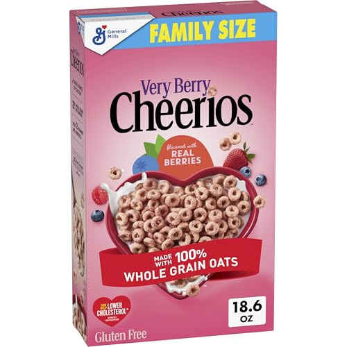 Very Berry Cheerios, Family Size, 18.6 oz