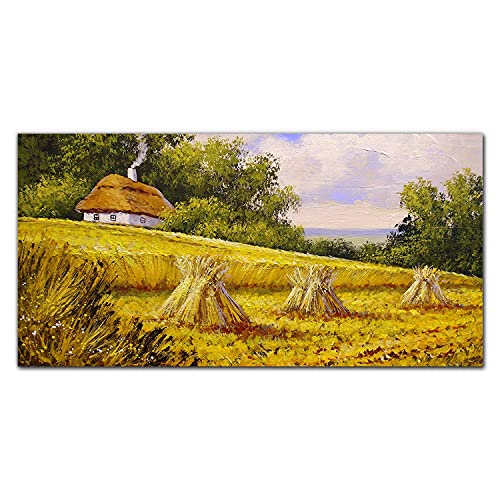 Impression sur verre acrylique de haute qualité avec peinture de campagne