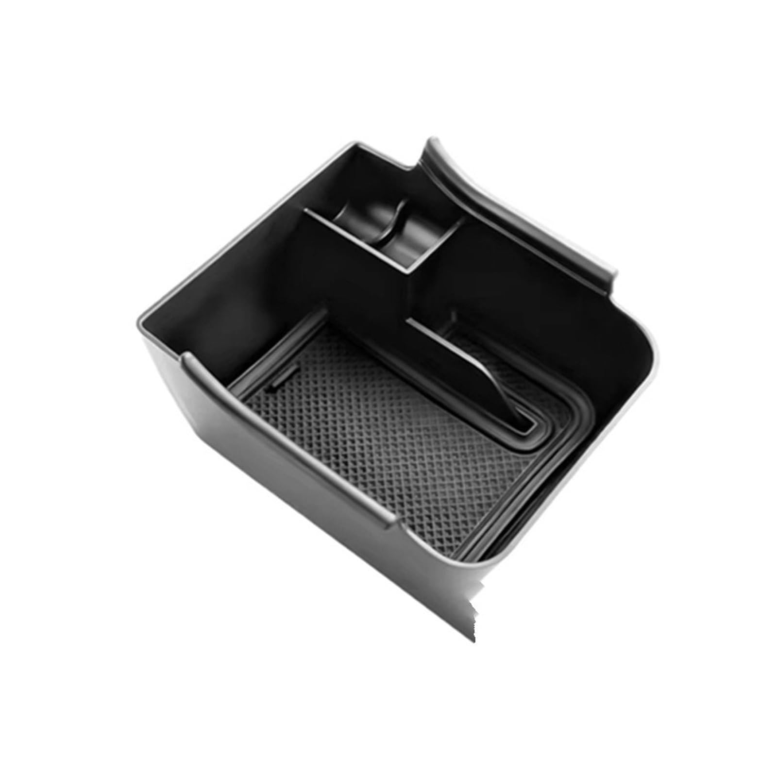 DSEQOPHH Car Accessories Compatible With VW For Polo For MK6 2018-2020 1 Pcs Car Armrest Storage Box Central Control Container Stowing Tidying Auto Organizer Tray