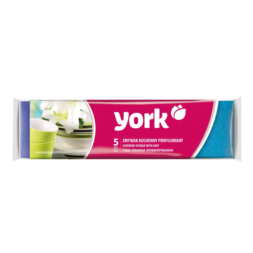 York gąbka do czyszczenia z rowkiem uchwytowym, 33 g