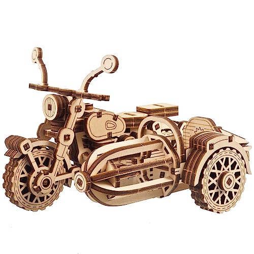 UGEARS Scrambler UGR-10 Motor Bike with Sidecar
