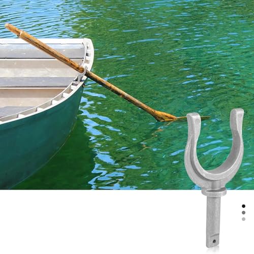 Bote remos marino con bloqueo de remo aluminio para balsa 6