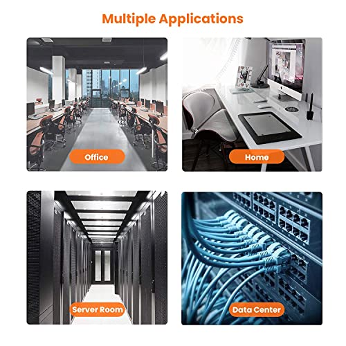 Cablecreation 10 Feet (5-Pack) Cat 5E Ethernet Patch Cable, Rj45 Computer Network Cord, Cat5/Cat5E/Cat6 Lan Cable Utp 24Awg+100% Copper Wire For Pc, Mac, Laptop, Ps3, Ps4, Xbox, 3M, Blue #TOP5