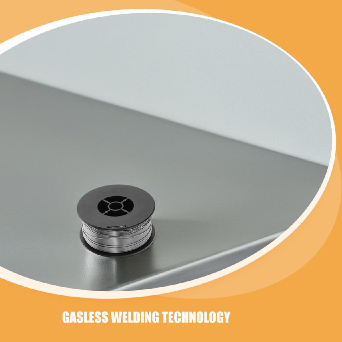 Alambre de Soldadura de Acero al Carbono 0,8mm Carrete de 1kg para Soldadura sin Gas Fácil de Usar en Diversos Proyectos