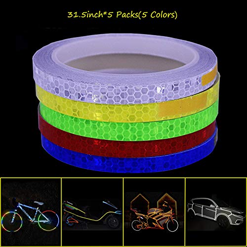 Vetoo Reflective Tape Outdoor Safety Warning Lighting Sticker Waterproof Bike Reflector Tape for Car