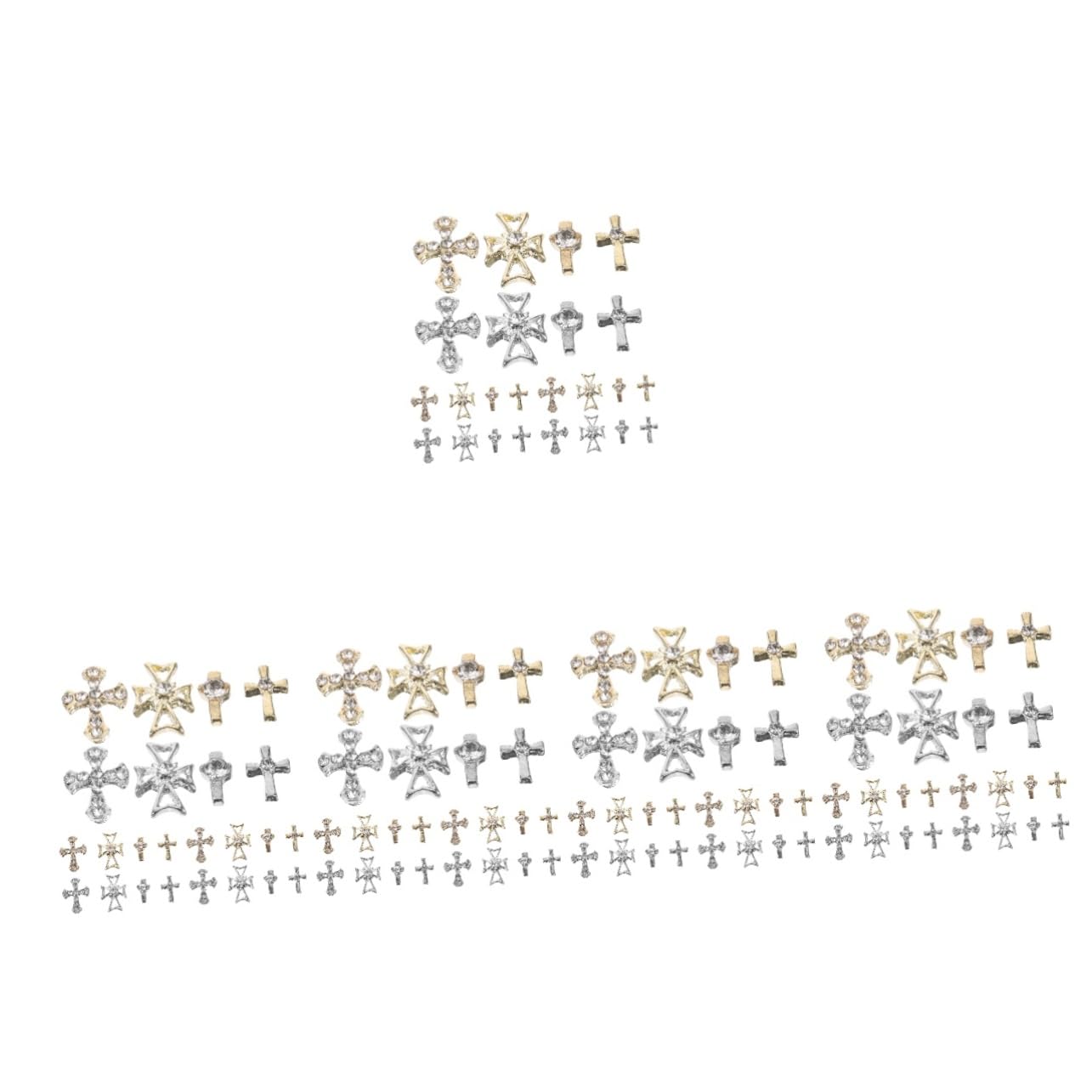 FRCOLOR 400pièces Charms Pour Pour Décoration Manucure Accessoires Nail Art Et