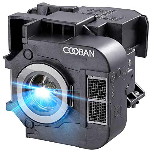 Image of COOBAN ELPLP50 /V13H010L50 Replacement Projector Lamp Bulb with Housing for Epson PowerLite 85 /PowerLite 84+ 84 826W+ 825, H353A H296A EB-85 EB-84 EB-824H, PowerLite 85+ 826W 825+ Projector