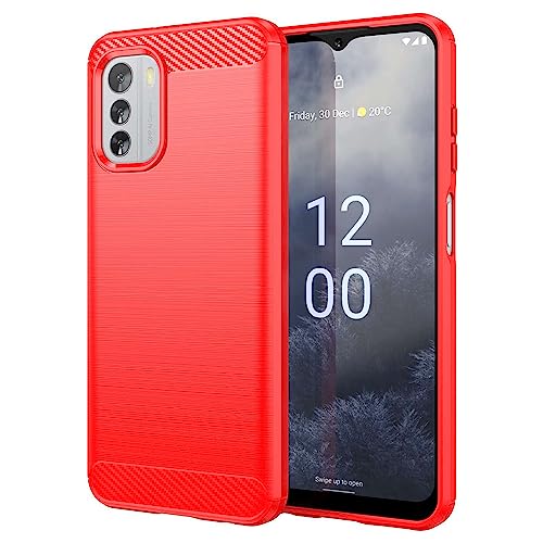 Capa de celular para Nokia G60 5G, fibra de carbono