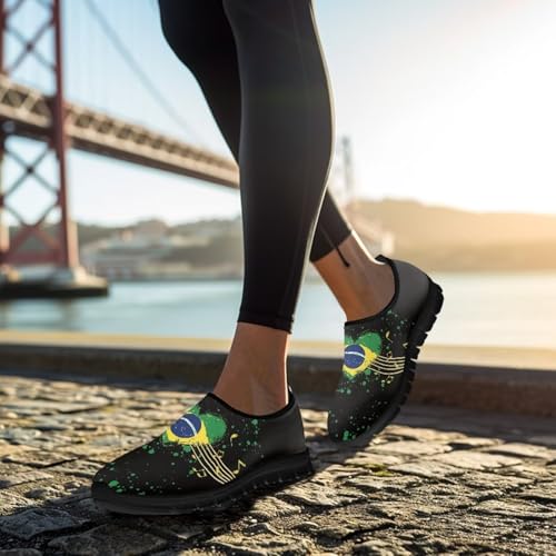 Image of Women's Loafers Slip On Slip Shoe Casual Walking Shoes Non Slip Work Shoes Mesh Athletic Sneakers
