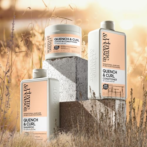 Rhyme & Reason - Quench & Curl Leave-In Conditioner, Moisturising Treatment for Curly, Coily & Textured Hair (320ml) - Image 6