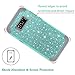 LONTECT Compatible Galaxy S8 Plus Case Luxury Glitter Sparkle Bling Heavy Duty Hybrid Sturdy High Impact Shockproof Protective Cover Case for Samsung Galaxy S8 Plus - Shiny Teal